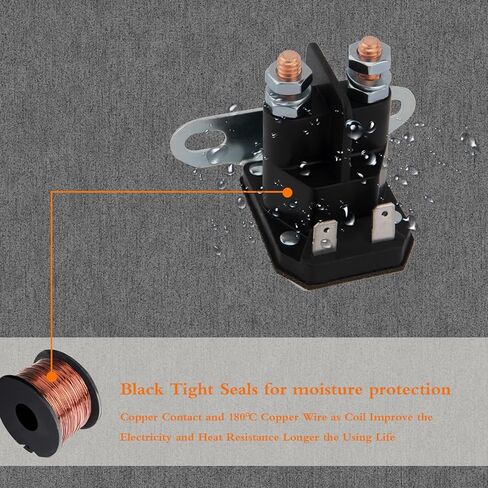 GY22476 AUC15346 توافق الملف اللولبي المبتدئ 12 فولت مع جرارات العشب Cub Cadet & MTD - رقم الجزء 816-1211-211-16، AM138068، 725-04439 in Kuwait