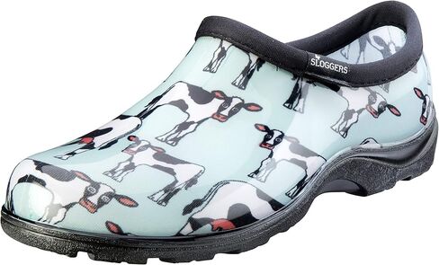 حذاء Sloggers نسائي مقاوم للماء للمطر والحديقة مع نعل داخلي مريح، Cow-abella Mint، مقاس 6، طراز 5117CWM06 in Kuwait