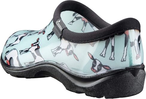حذاء Sloggers نسائي مقاوم للماء للمطر والحديقة مع نعل داخلي مريح، Cow-abella Mint، مقاس 6، طراز 5117CWM06 in Kuwait