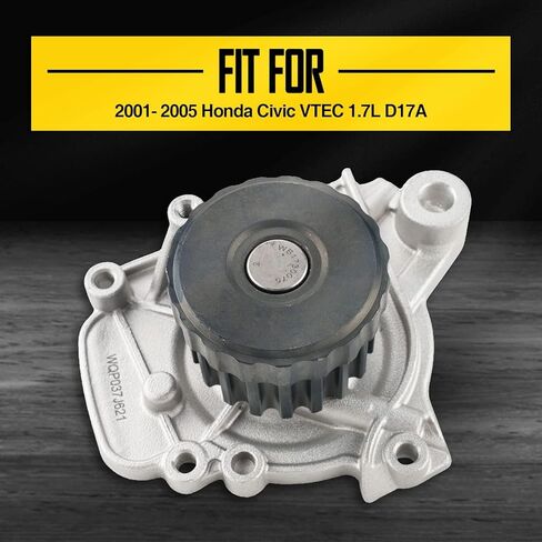 KAC Engine Timing Belt Kit Sets Fit for 2001-2005 Civic VTEC 1.7L D17A, Camshaft Seal+Tensioner Roller Bearing+Crankshaft Seal+Water Pump w/Seal Replace # TS26312, ITM312, 917-250, 3L3E6C524FA in Saudi Arabia