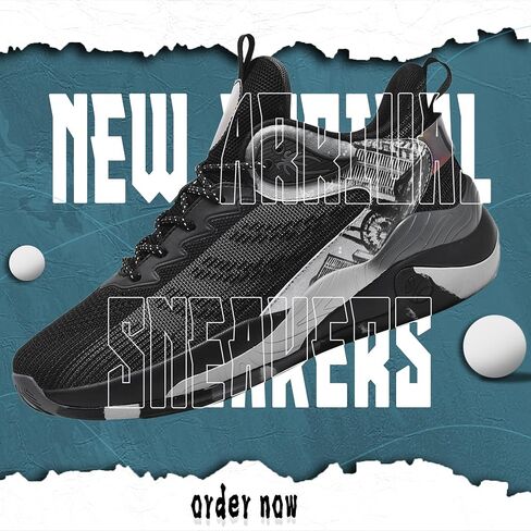 CJSPORX Men's Basketball Shoes Breathable Non-Slip Sneakers Fashionable Sports in Saudi Arabia