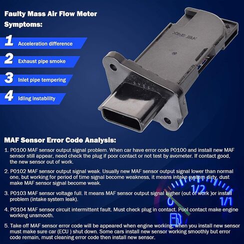 FAERSI Mass Air Flow Sensor Meter MAF 22680-1MG0A MAF0102 Compatible with 2013-2015 Nissan Sentra Altima Pathfinder 2012-2016 Infiniti M35h Q50 Q70 QX60 1.8L 2.5L 3.5L 5.6L I4 V6 V8 in Saudi Arabia