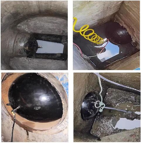 Rubber Test Ball Pipe Plug;Multi-Size Test-Ball Plug;Test-Ball Pneumatic Plug (6in 15cm) in Saudi Arabia