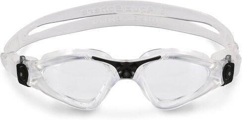 Aqua Sphere Kayenne Regular Fit Clear Lens Goggles, Clear, One Size in Saudi Arabia