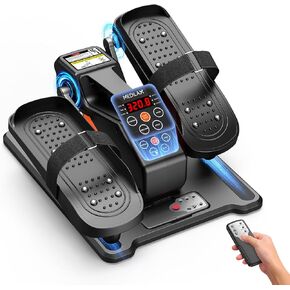 آلة بيضاوية الشكل محمولة تحت المكتب مع جهاز تحكم عن بعد لاسلكي. 12 سرعة يدوية و3 سرعات أوتوماتيكية. دواسة تمرين الساق البيضوي. تمرين الساق أثناء الجلوس لكبار السن والبالغين في المكاتب المنزلية in Kuwait