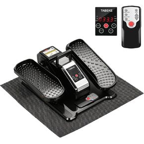 جهاز تمارين بيضاوي الشكل تحت المكتب من تابيكي، جهاز تمرين الساق البيضاوي الكهربائي لكبار السن مع جهاز تحكم عن بعد و12 سرعة، جهاز تمرين بدواسة كهربائي محمول هادئ للمنزل مع شاشة عرض in Kuwait