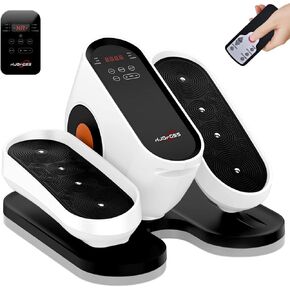 آلة بيضاوية تحت المكتب، تمرين كهربائي للساق أثناء الجلوس لكبار السن مع جهاز تحكم عن بعد، جهاز تمرين بدواسة محمول هادئ، وضع تلقائي ويدوي، 10 سرعات للمكتب المنزلي in Kuwait