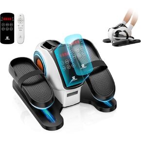 Under Desk Elliptical Machine, Ellipse Leg Exerciser As Seen On Tv While Sitting for Seniors, Pedal Exerciser with 15 Level Adjustable Resistance & 5 Auto Mode Fully Assembled Home Office in Saudi Arabia