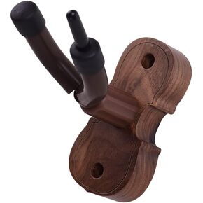 Wall Mount Violin Fiddle Viola Hanger Hook Keeper with Bow Holder Rubber Cushion Wood Base with Bow Considerate Violin Hangerviola Hangerfiddle Hangerviolin Holdervioline Wall in Kuwait