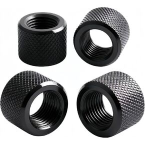 Thread Protectors 1/2 x 28 & 5/8 x 24 (2 Packs Each) – Compatible with .22LR, .223, 5.56, .308 & LR308 | Gear Thread Saver in Saudi Arabia