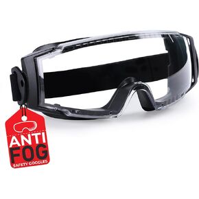 BISON LIFE SplashPro، نظارات أمان فوق النظارات، نظارات أمان مضادة للضباب ANSI Z87.1، مقاومة للصدمات والخدش، حماية العين فوق النظارات الطبية، حزام قابل للتعديل، نظارات المختبر والعمل in Kuwait