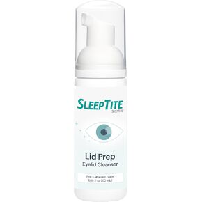 منظف ​​الجفون SleepTite SleepRite® Lid Prep للعيون الجافة - رغوة مسبقة الرغوة لتنظيف الجفون والمكياج والزيوت وإزالة الحطام، آمن للعيون الحساسة 1.68 أونصة سائلة in Kuwait