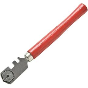 MIUYTRN 130mm Portable Glass Cutter Professional Glass Tile Cutter Wooden Handle Tool for Household Cutting Work Iron Wood cuicui in Kuwait