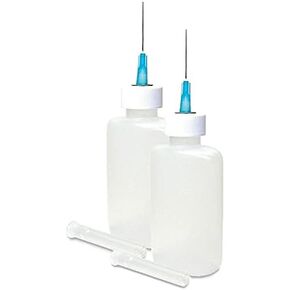 موزع دقيق HYPO-200 من Gaunt Industries - للسوائل الرقيقة - أزرق، زجاجة بلاستيكية بيضاوية LDPE شفافة بوزن 1-1/4 أونصة مع 25 مقياس × 1 بوصة طويلة من الفولاذ المقاوم للصدأ، عبوة من قطعتين in Kuwait