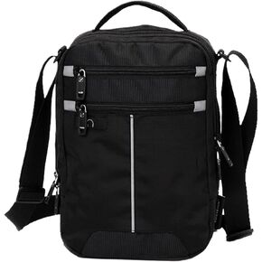 Messenger Bags Shoulder Bag Leisure Briefcase Small for 9.7" 11" Tablets and Documents Men's Black Handbag Crossbody in Kuwait