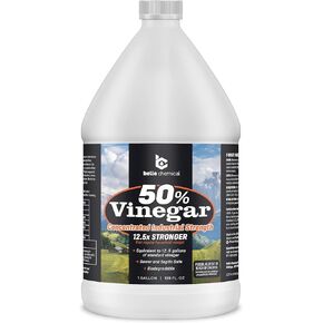 Belle Chemical 50% Pure Concentrated Vinegar – 12.5x Stronger – Indoor and Outdoor Cleaner (1 Gallon) in Kuwait
