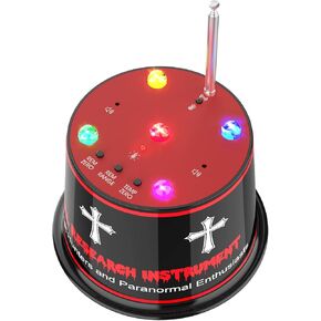 Professional Ghost Hunting Equipment – Advanced EMF & Cold Spot Detector for Paranormal Investigation, High-Sensitivity Auto-Calibrated Detector with Temperature Sensor, 9V Battery Included in Kuwait