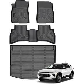 Jenofa-سجادات أرضية السيارة وبطانة البضائع لمازدا CX-30 FWD 2020-2024 2025 مجموعة سجادات أرضية لجميع الأحوال الجوية مخصصة لمازدا CX-30 مجموعة كاملة من بطانات الأرضية المتينة المقاومة للماء لملحقات CX30 باللون الأسود in Kuwait