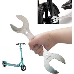 WAKALALA 4-in-1 Dual-Scene Headset Wrench (30/32/36/40mm) | Heavy Duty Forged Steel Spanner Tool for Scooter & Bicycle Head Tube Repair | Rustproof, Non-Slip Grip in Kuwait