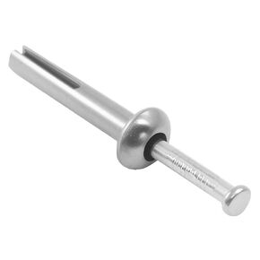 مثبتات محرك مطرقة من سبائك الزنك مقاس 1/4 بوصة × 1-1/2 (50/صندوق) - تصميم متكامل مقاوم للصدأ لتثبيت جدار الخرسانة/الطوب in Kuwait