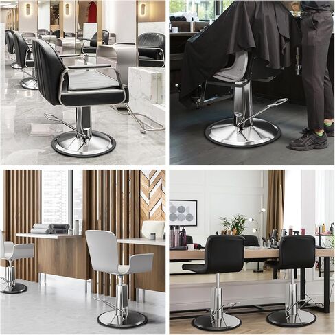 مضخة هيدروليكية بديلة لكرسي الحلاقة - ارتفاع قابل للتعديل 5.5 بوصة، سعة الوزن 440 رطل/200 كجم، مضخة هيدروليكية بديلة لكرسي صالون التجميل بأربعة مسامير، جزء بديل لمعظم كراسي التصميم القياسية in Kuwait