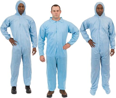 Outerlayer Disposable Coverall with Elastic Wrist and Open Ankle in Saudi Arabia