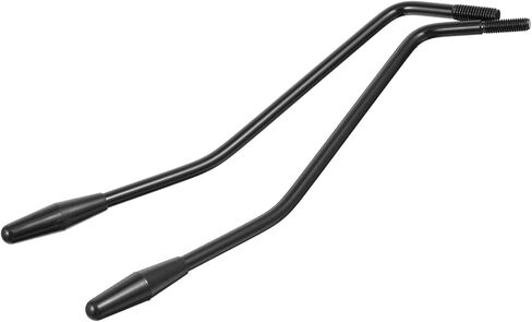 2PCS Thread Tremolo Arm, Electric Guitar Tremolo Arm, 5mm and 6mm Thread Whammy Bar with Tip, Metal Single Tremolo System, Black in Saudi Arabia