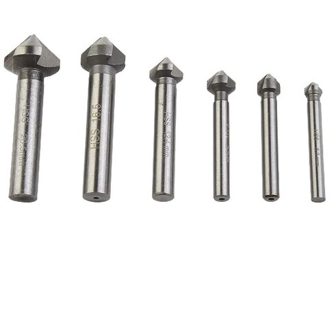 3 Flute Countersink Drill Bit 90 Degree Chamfering Tools Chamfer Cutter 6.3-20.5mm Chamfering Cutter Wood Metal Hole Drilling 1Pcs(12.4mm) in Saudi Arabia