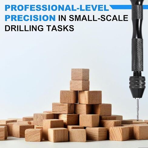 1PCS Micro Drill Bit Set, Pin Vise Hand Drill Manual Jewelry Micro Rotary Craft for Jewelry Making, Resin, Wood, Plastic in Saudi Arabia