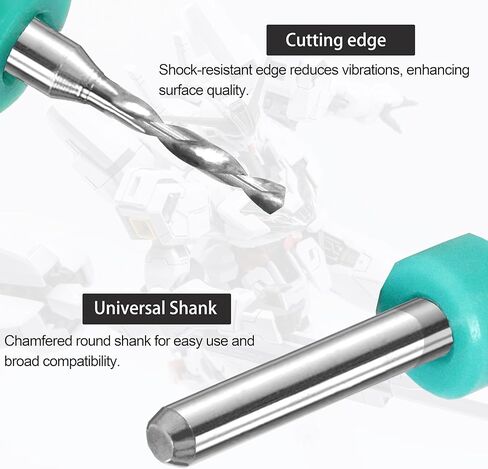 Micro Drill Bit Set, 10pcs Tungsten Drill Bits (1.1-2.0mm) for Jewelry, Models, Crafts, PCB, Hobby & Small Drilling Projects in Saudi Arabia