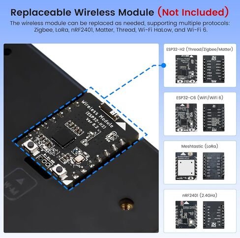 شاشة ELECROW ESP32 مقاس 800×480، شاشة لمس HMI متقدمة ESP32 IPS مقاس 5 بوصات مع حافظة أكريليك، تدعم تفاعل الكلام AI، معالج ثنائي النواة 32 بت LX7، حتى 240 ميجا هرتز، متوافق مع Arduino، ESP-IDF in Kuwait