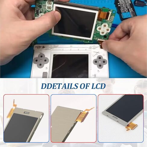 YWLRONG for Nintendo 3DS Bottom LCD Display and Touch Screen Replacement for Nintendo 3DS Screen Digitizer Glass Repair Assembly Accessories Part with Repair Tools in Kuwait