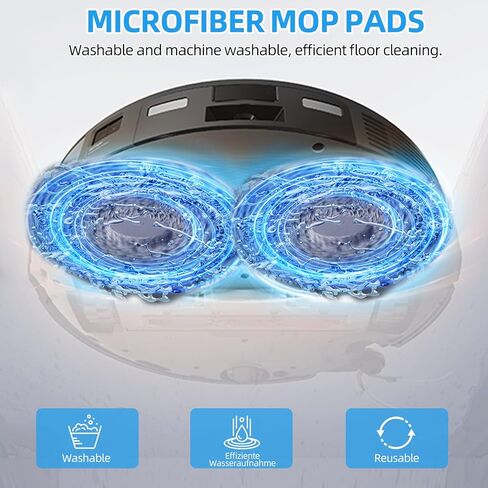 28 حزمة من الملحقات لروبوروك ساروس 10R / Qrevo CurvX/Qrevo Curv 2 Pro Vacuum Robot، استبدال 4 فرش رئيسية، 6 وسادات ممسحة، 6 أكياس غبار، 6 فرش جانبية، 4 فلتر، 1 فرشاة تنظيف، 1 مفك براغي in Kuwait