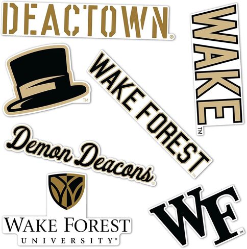 ملصق جامعة صبار الصحراء ويك فورست ملصق شيطان ديكونسر شارات الفينيل زجاجة مياه للكمبيوتر المحمول ورقة قصاصات السيارة T2 (النوع 2-2) in Kuwait