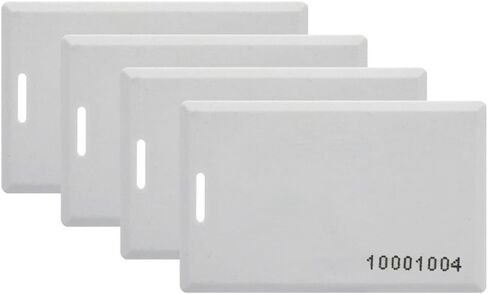 10 pcs 26 Bit Proximity Clamshell Prox Swipe Cards Compatable with ISOProx 1386 1326 H10301 Format Readers and Systems. Works with The vast Majority of Keyless Entry Access Control Systems in Kuwait