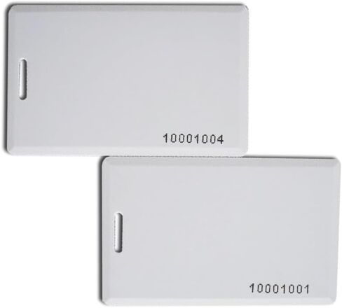 10 pcs 26 Bit Proximity Clamshell Prox Swipe Cards Compatable with ISOProx 1386 1326 H10301 Format Readers and Systems. Works with The vast Majority of Keyless Entry Access Control Systems in Kuwait