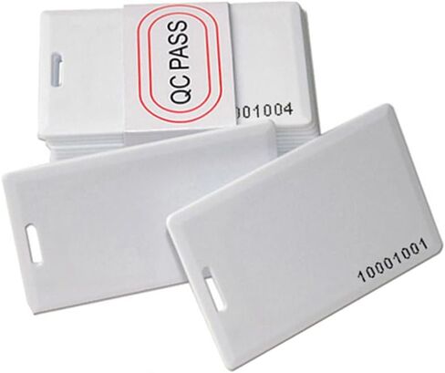 10 pcs 26 Bit Proximity Clamshell Prox Swipe Cards Compatable with ISOProx 1386 1326 H10301 Format Readers and Systems. Works with The vast Majority of Keyless Entry Access Control Systems in Kuwait