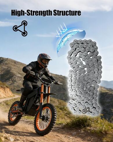 سلسلة الدراجة الترابية Ebike مناسبة لدراجة نارية كهربائية Tutto Soleil 01 - ملحق بديل عالي القوة in Kuwait