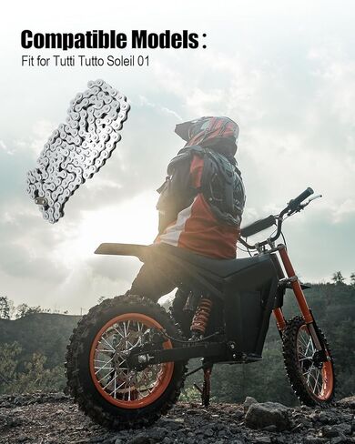 سلسلة الدراجة الترابية Ebike مناسبة لدراجة نارية كهربائية Tutto Soleil 01 - ملحق بديل عالي القوة in Kuwait