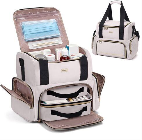 Women's Hanging Travel Toiletry Bag - Large, Durable, Multipurpose and TSA Approved for the Modern Traveling Woman, Pink in Saudi Arabia