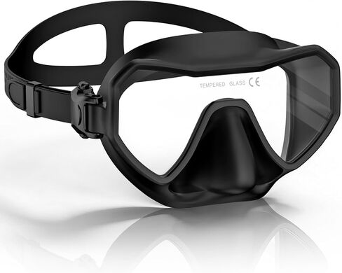 Swim Goggles with Nose Cover for Adults, Anti-Fog Diving Mask for Men Women, 180° Wide View, Leak-Proof Snorkeling Mask in Saudi Arabia