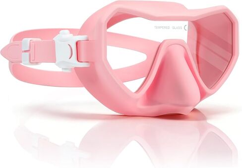 Swim Goggles with Nose Cover for Adults, Anti-Fog Diving Mask for Men Women, 180° Wide View, Leak-Proof Snorkeling Mask in Saudi Arabia