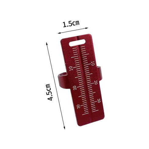 2pcs Endo Measuring Finger, Aluminium Endodontic File Ruler, Portable Stainless Steel Gauge Finger Ruler Dental Root Canal Measurement Instrument (Silver+Purple) in Saudi Arabia