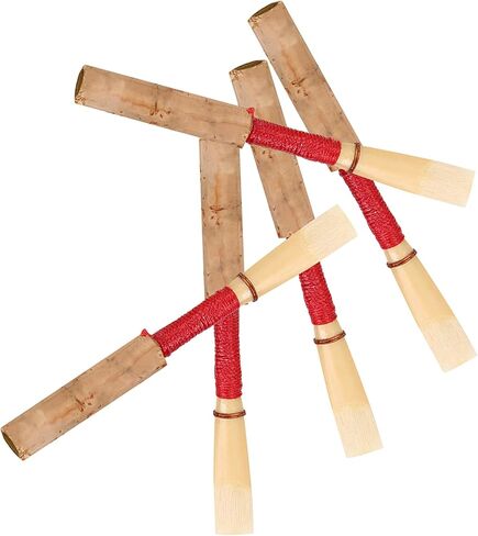 5 Pieces Oboe Reeds, Handmade Oboe Reeds Medium Soft Oboe Reed with Plastic Tube Woodwind Instrument Accessories in Saudi Arabia