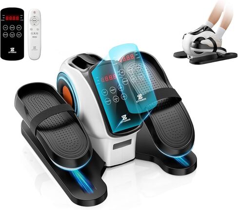 Under Desk Elliptical Machine, Ellipse Leg Exerciser As Seen On Tv While Sitting for Seniors, Pedal Exerciser with 15 Level Adjustable Resistance & 5 Auto Mode Fully Assembled Home Office in Saudi Arabia