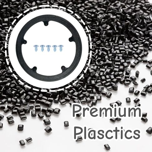 1 PCS 44 Teeth 8.5cm 5 Holes Bicycle Chain Wheel Cover with Screws Plastic Sprocket Guard Protector Accessories for Road Mountain Bikes in Kuwait