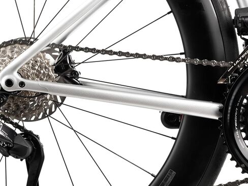 All Mountain Style Honeycomb Bike Chain Guard – Guard for Road & Gravel Bikes – Slim Frame Protection Against Chain Slap & Scuffs – No-Cut, UV-Stable Polymer in Kuwait