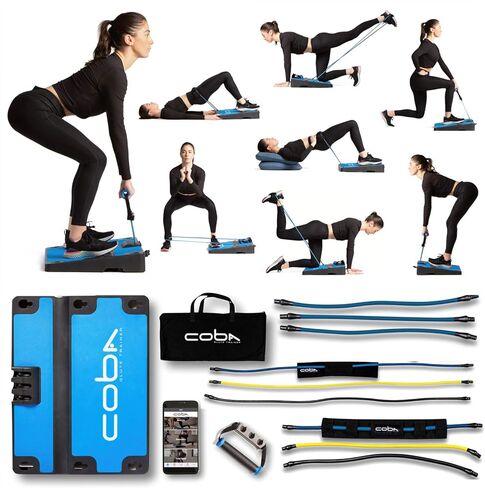CoBa GLUTE Trainer - Full Home Workout System, Core & Booty Exercise Machine, Resistance Band Full Body Trainer in Saudi Arabia