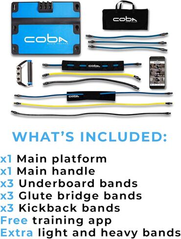 CoBa GLUTE Trainer - Full Home Workout System, Core & Booty Exercise Machine, Resistance Band Full Body Trainer in Saudi Arabia