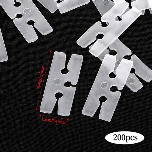 Giantree 200 Pcs Plastic Balloon Ties for Sealing, H Shape Bulk Balloon Ties for Wedding Party Christmas Birthday Decoration Fast Knot and Seal Balloons in Saudi Arabia